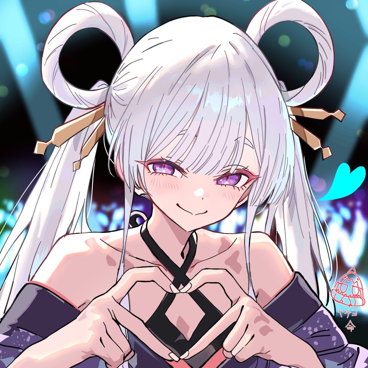 This is a pixiv picture whose title is 月見ヤチヨ.