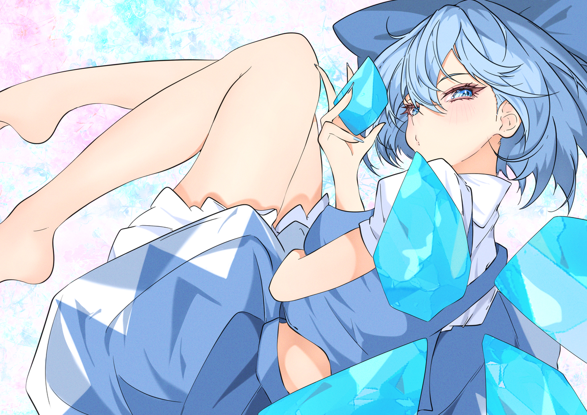 This is a pixiv picture whose title is チルノ.