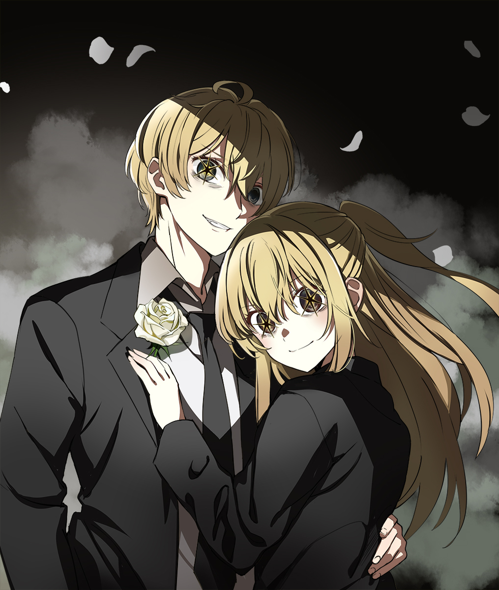 This is a pixiv picture whose title is 復讐.