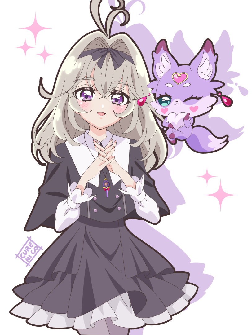 This is a pixiv picture whose title is るるかとマシュタン.