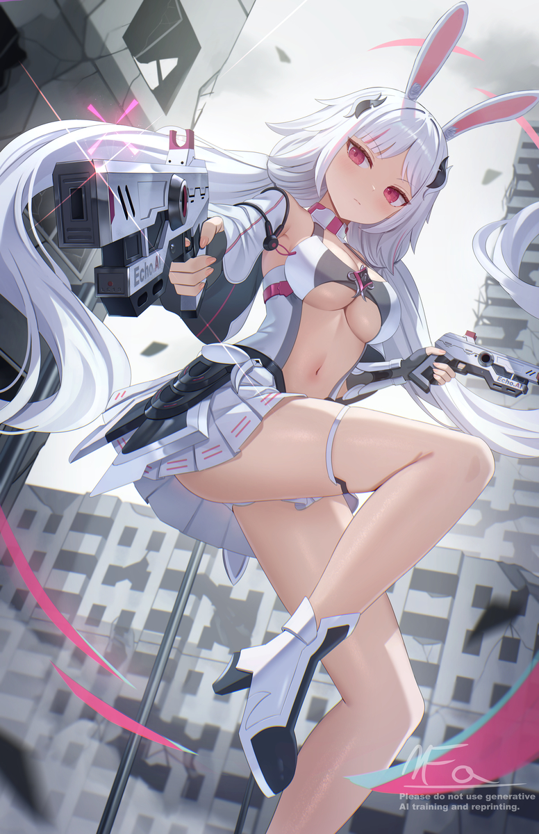 This is a pixiv picture whose title is ｳｻｷﾞﾁｬﾝ.