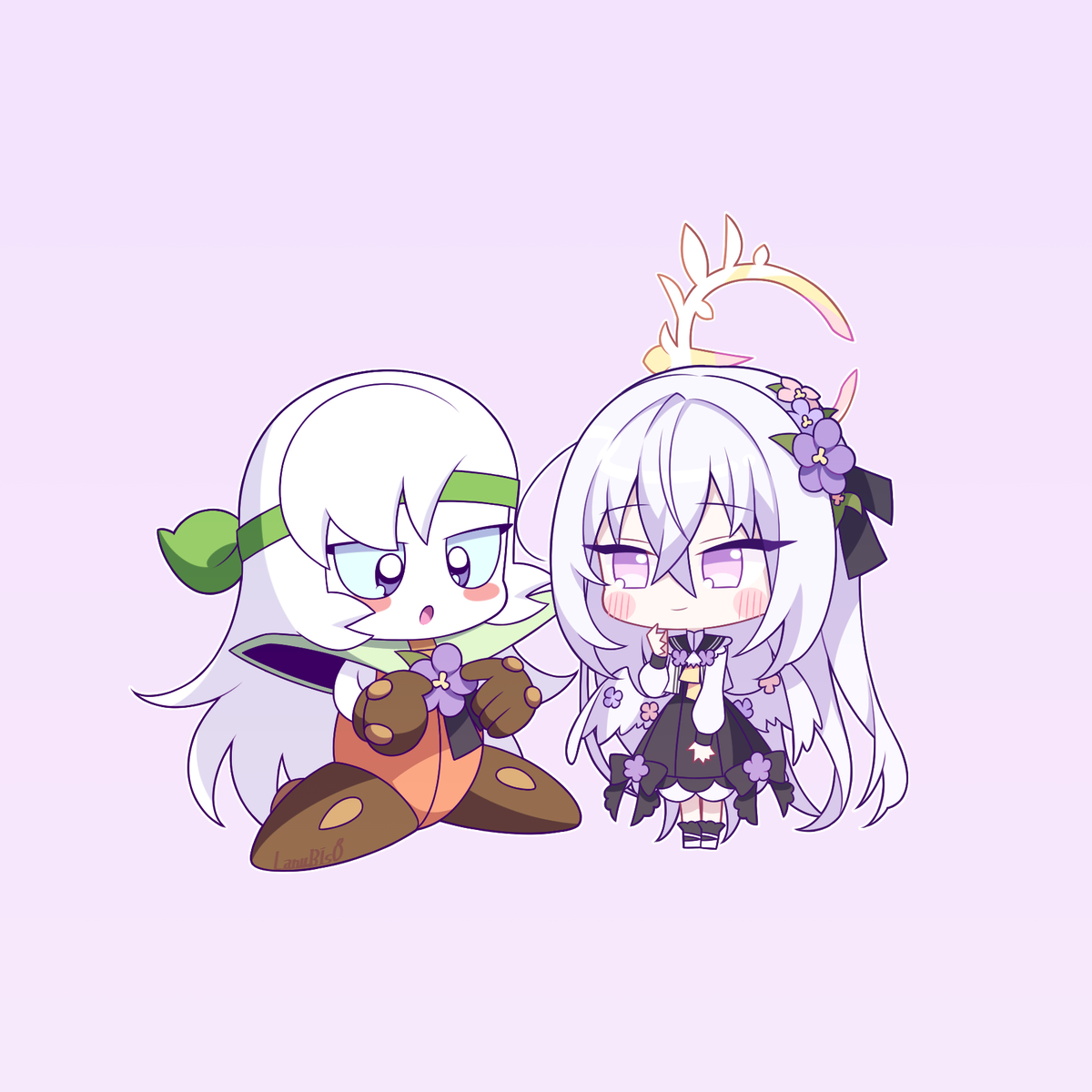 This is a pixiv picture whose title is 🟣.