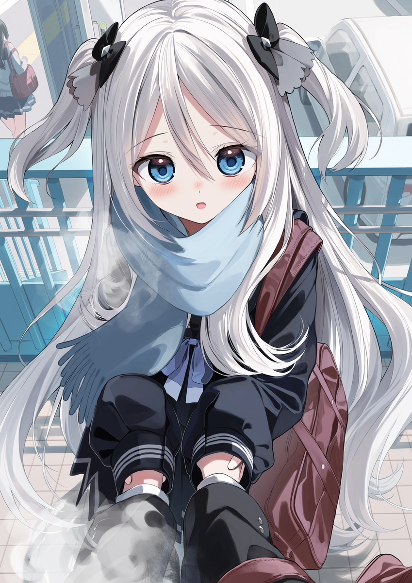 This is a pixiv picture whose title is 袖にIN.