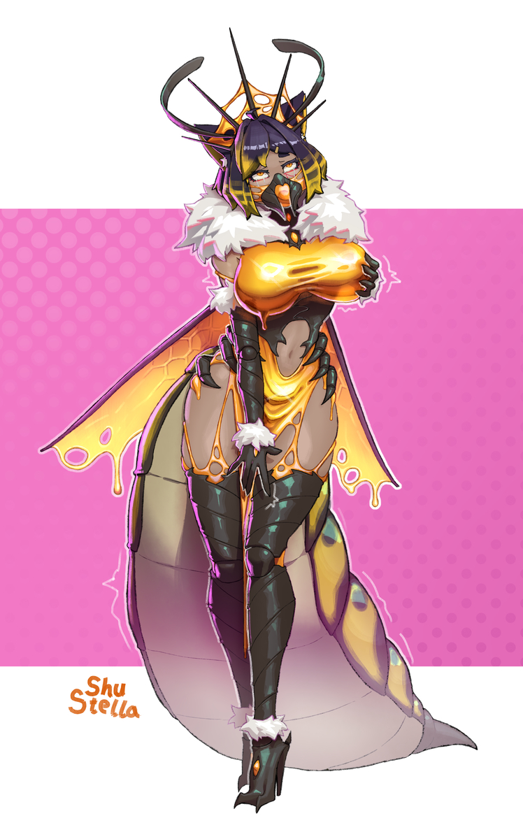 This is a pixiv picture whose title is Bee queen Shu.