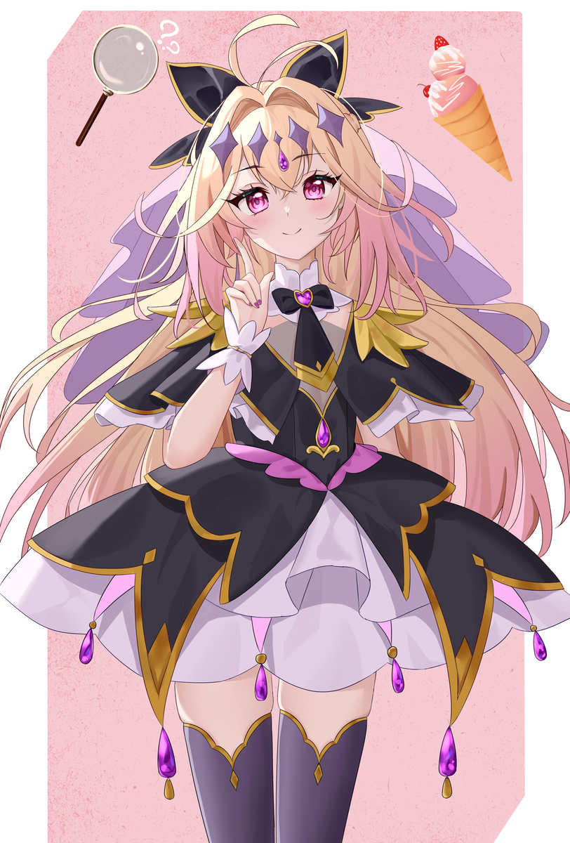 This is a pixiv picture whose title is キュアアルカナ・シャドウ.