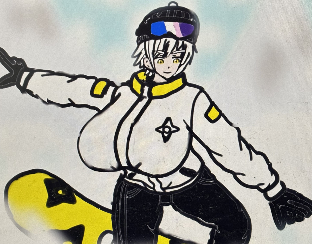 This is a pixiv picture whose title is クールスノーボーダー・雅緋✨🏂✨.