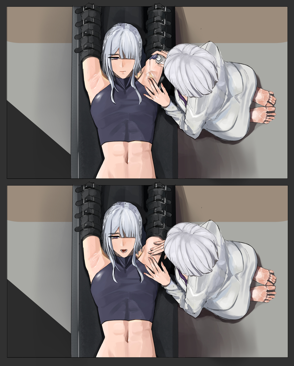 This is a pixiv picture whose title is 16号技师为您“服务”.