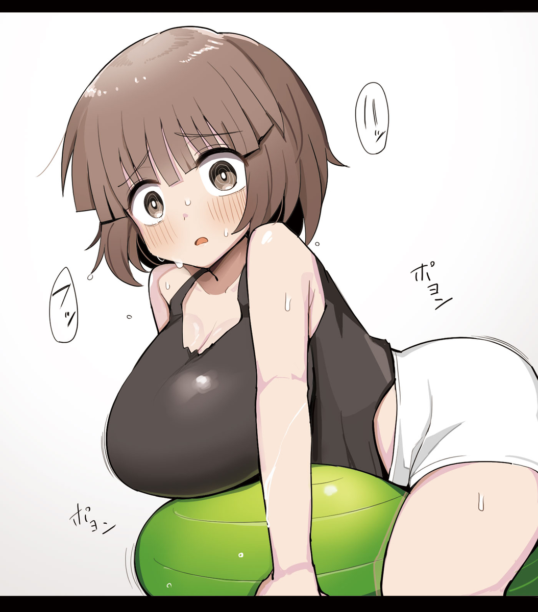 This is a pixiv picture whose title is 運動する人生崩壊ちゃん.