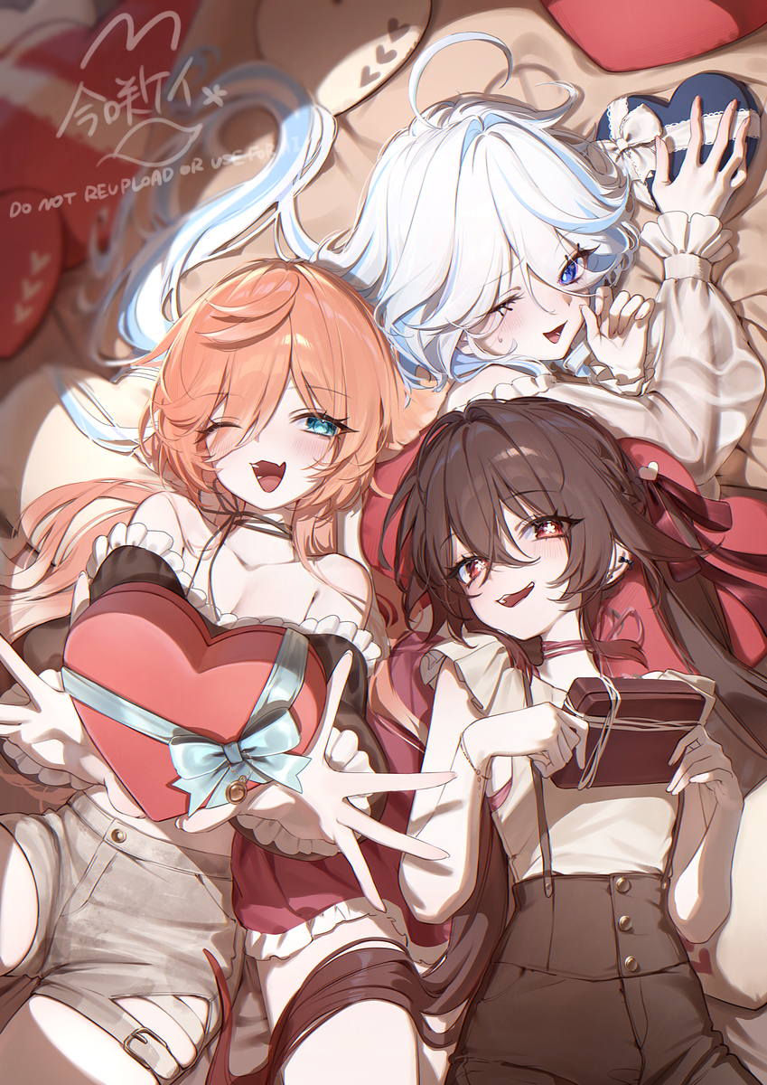 This is a pixiv picture whose title is Happy Valentine's Day💕.