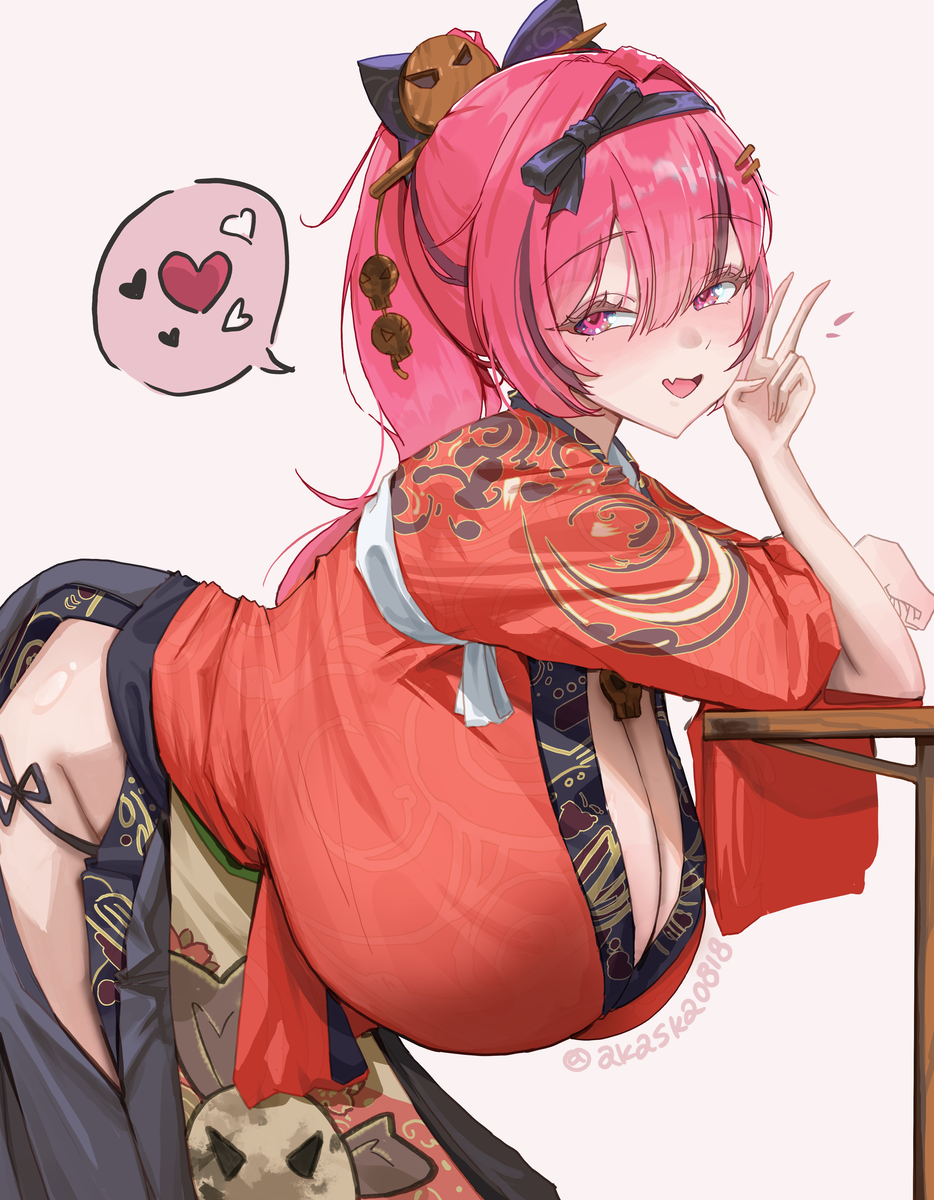 This is a pixiv picture whose title is (●•ᴗ•●)✌️.