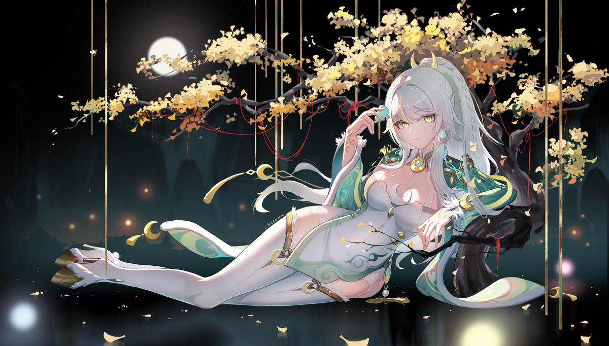 This is a pixiv picture whose title is 兹白.