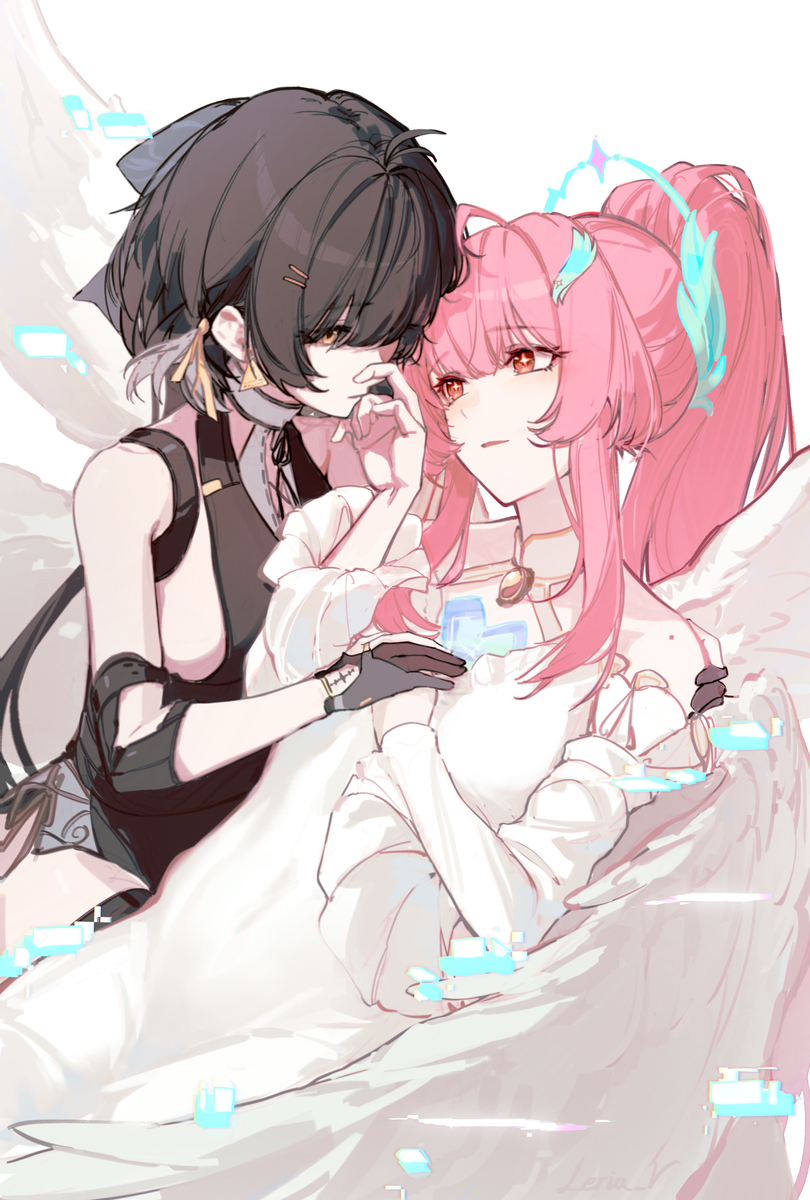 This is a pixiv picture whose title is Don't be sad....