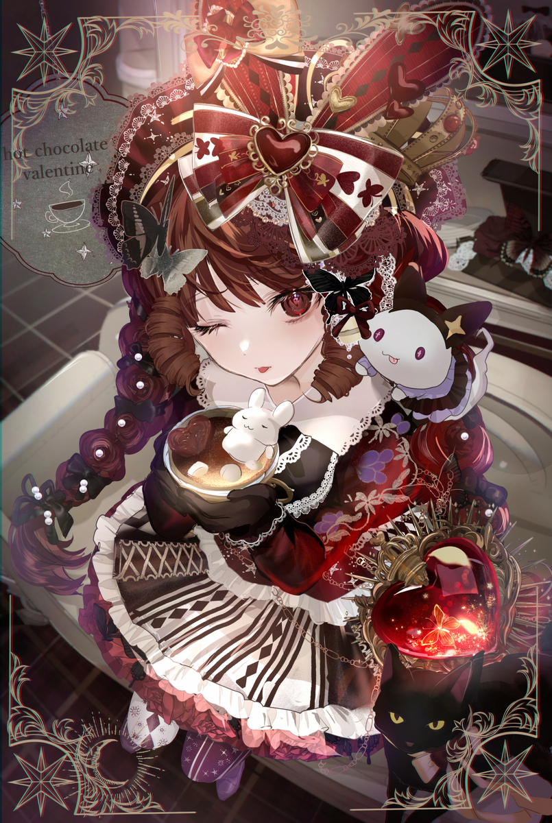 This is a pixiv picture whose title is 溶けるまで逃がさない.