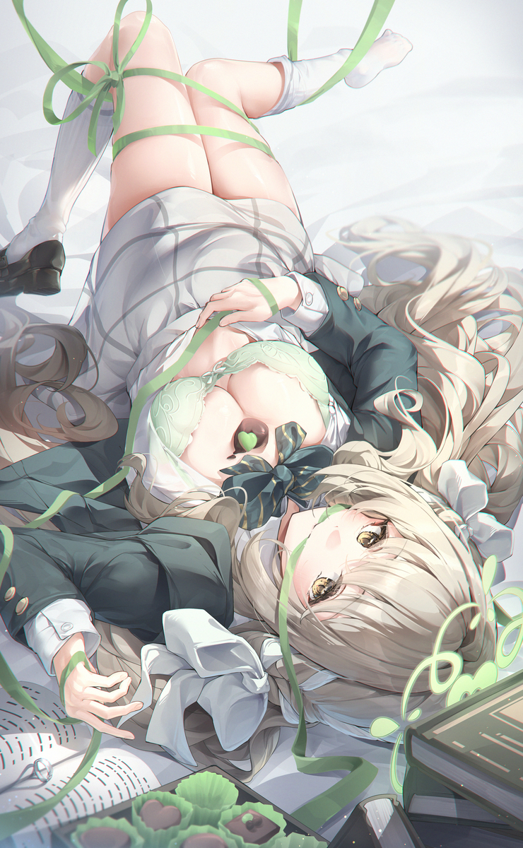 This is a pixiv picture whose title is 桜井ミヨ🍫💚.