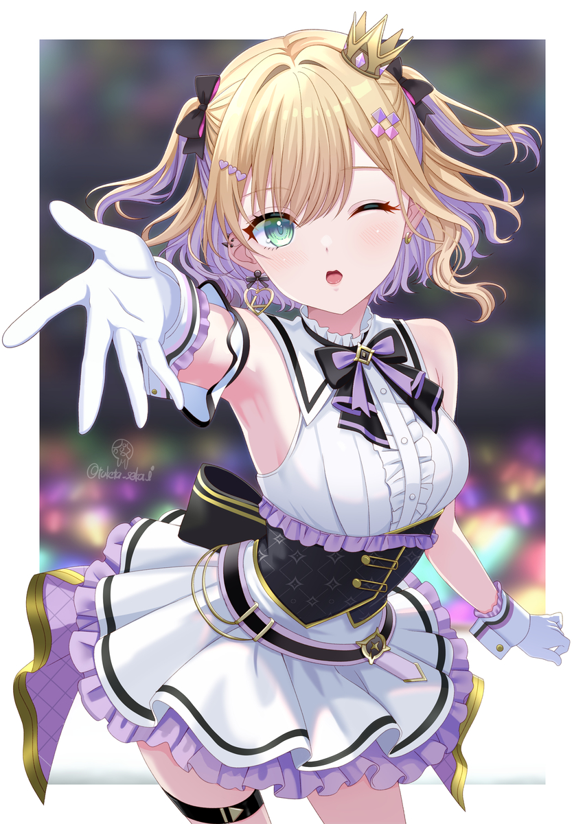 This is a pixiv picture whose title is のあちゃん！🧸♔.