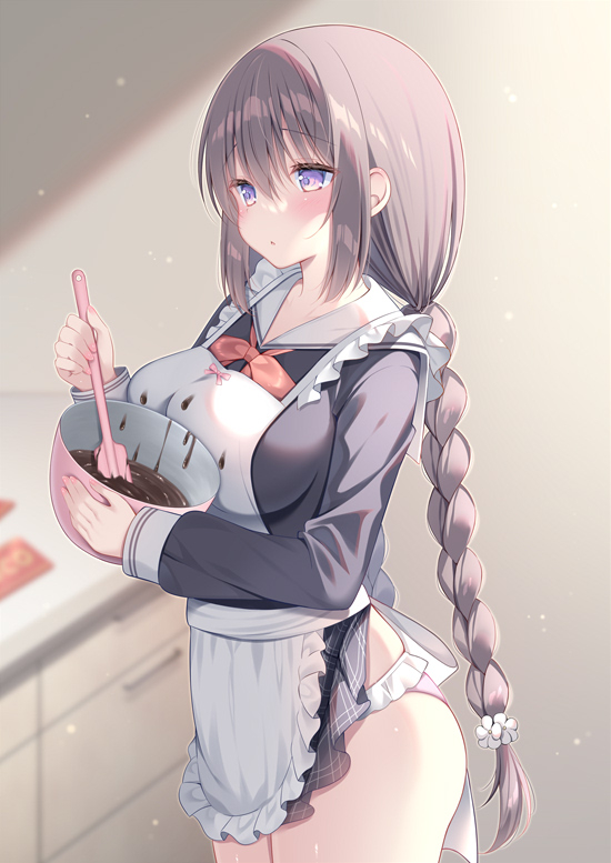 This is a pixiv picture whose title is 準備ちゅう…💕.