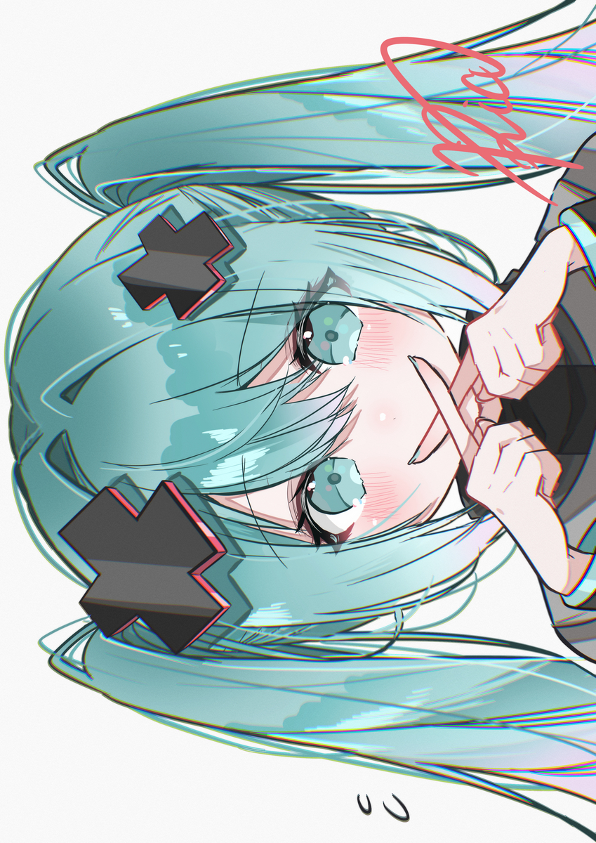 This is a pixiv picture whose title is 初音ミク.