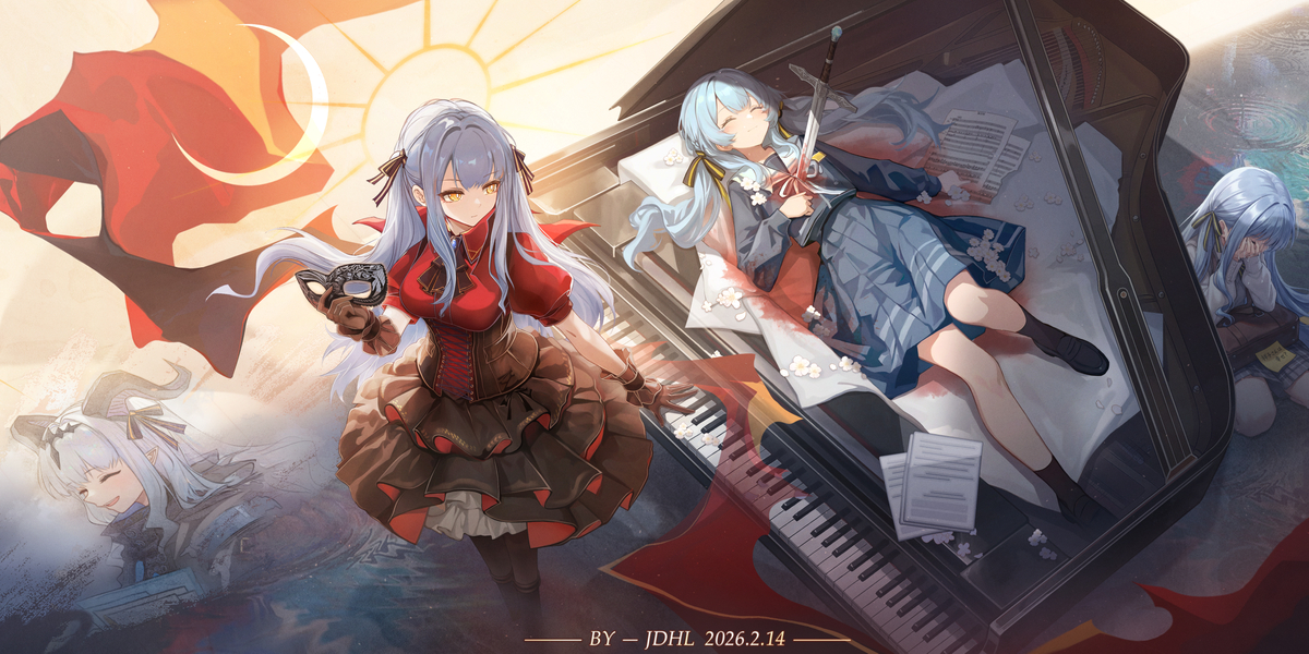 This is a pixiv picture whose title is 四只小祥，一次满足.