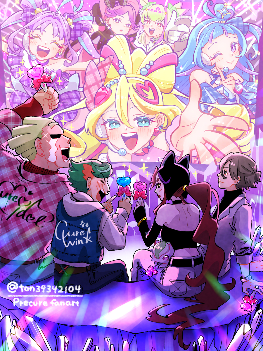 This is a pixiv picture whose title is キミとアイドルプリキュア♪.