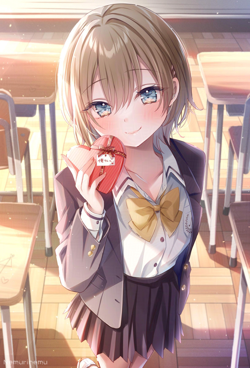 This is a pixiv picture whose title is 「欲しいって言ってくれたらあげる♡」.