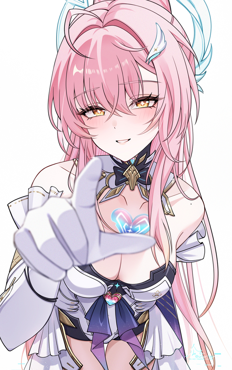 This is a pixiv picture whose title is 「もう、そんな顔しないの」.