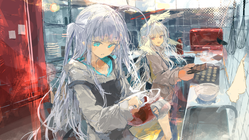 This is a pixiv picture whose title is Valentine's Day🍫🍪❤️.