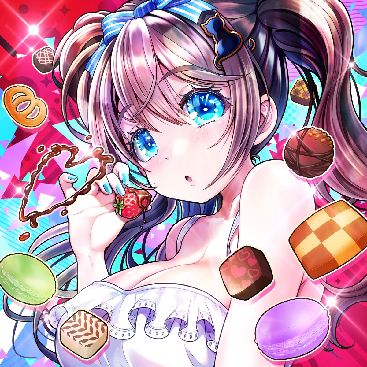 This is a pixiv picture whose title is くらくら痺れる魔法のショコラ.