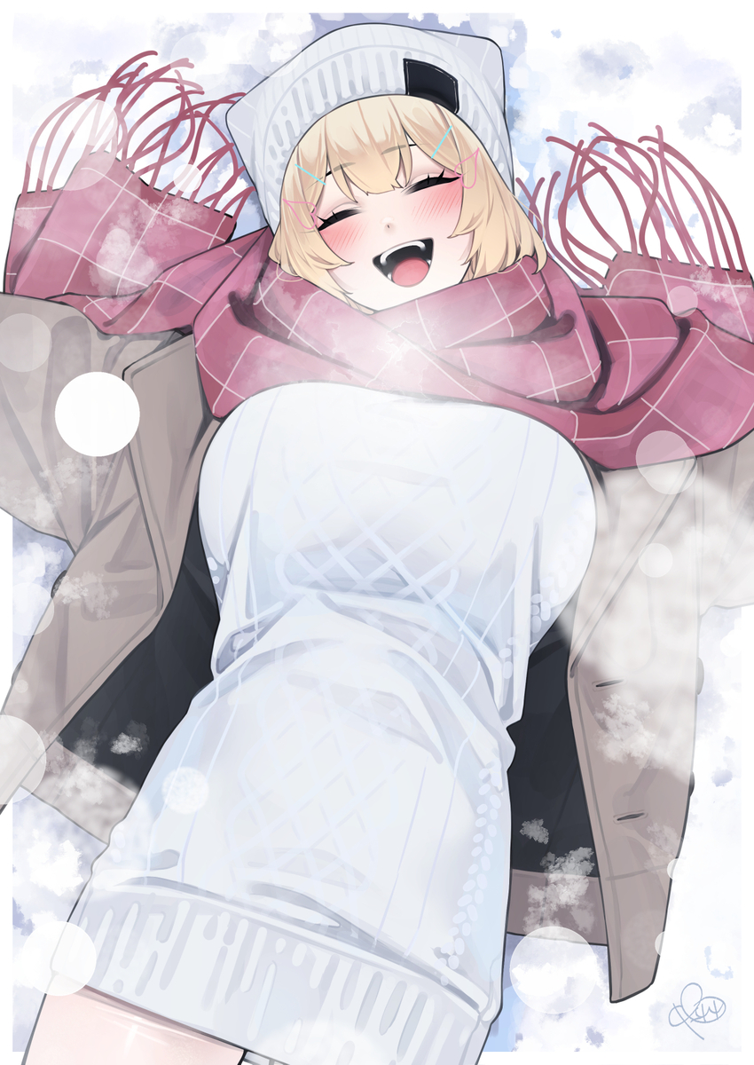 This is a pixiv picture whose title is 「どぼーん！」.