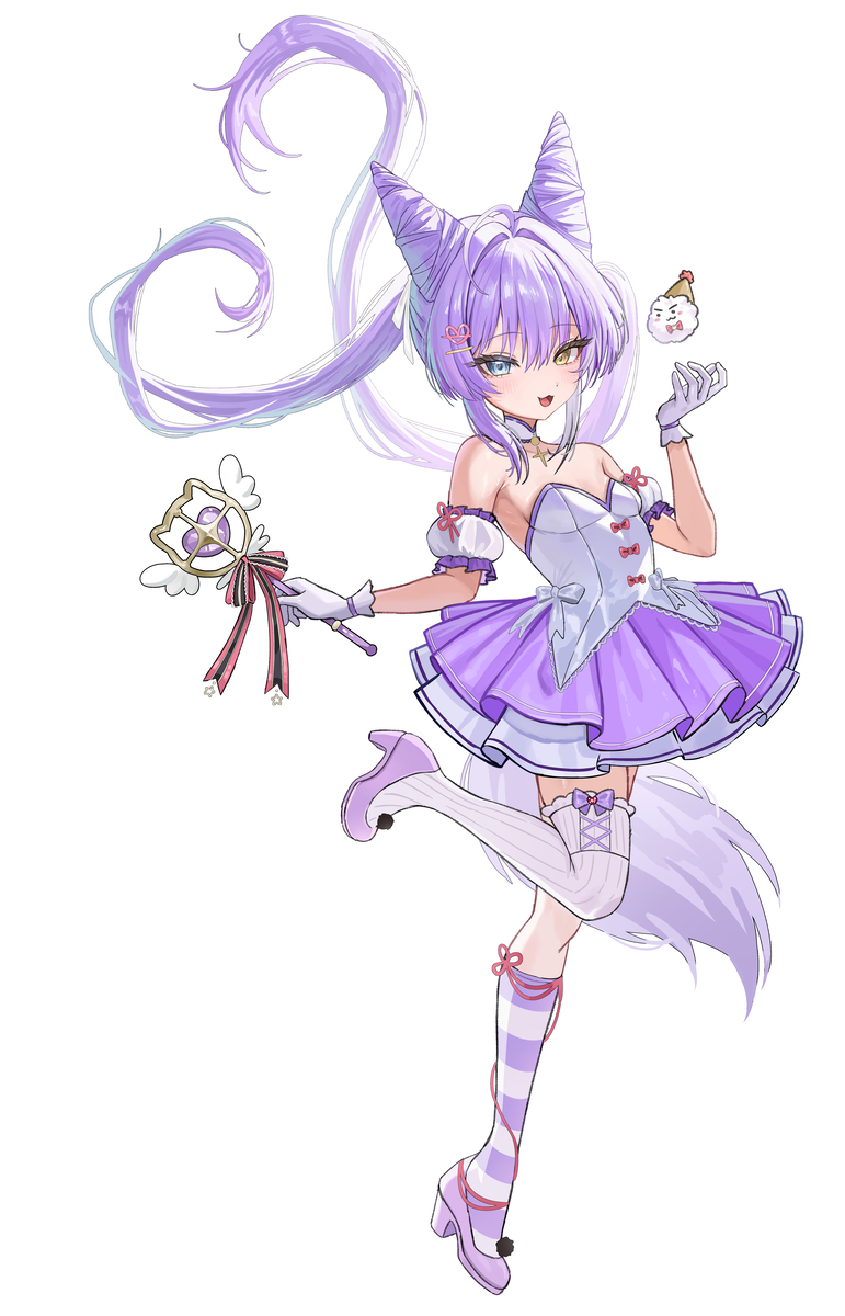 This is a pixiv picture whose title is Tenko Shibuki 天狐 紫吹.