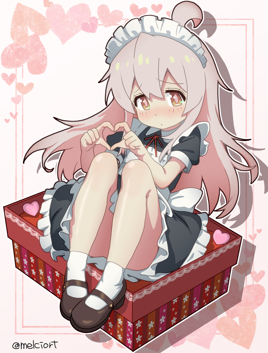 This is a pixiv picture whose title is バレンタイン まひろちゃん.