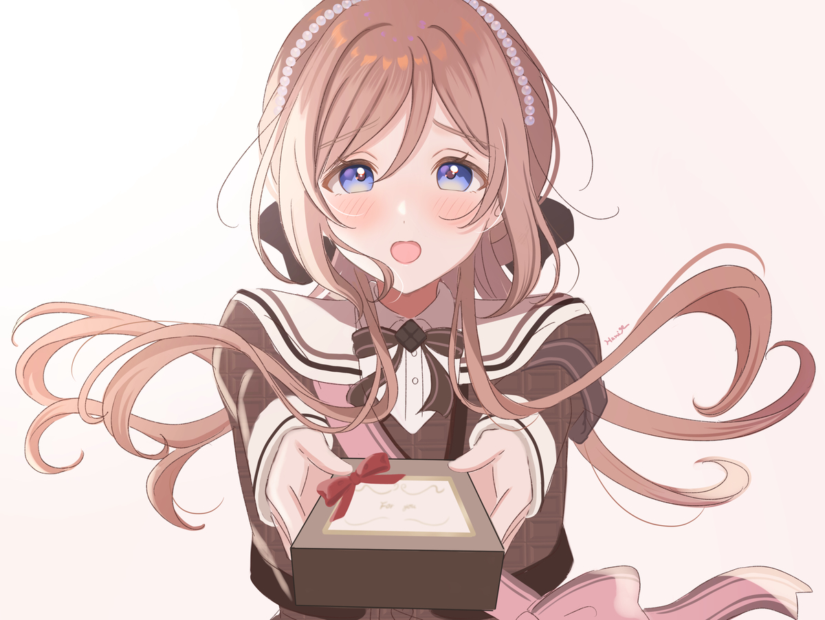 This is a pixiv picture whose title is 🍫.