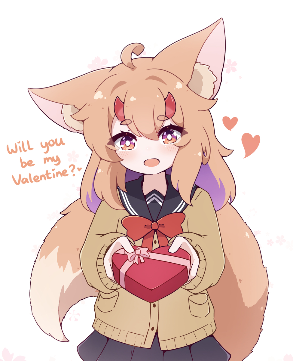 This is a pixiv picture whose title is Happy Valentines Day ❤️.