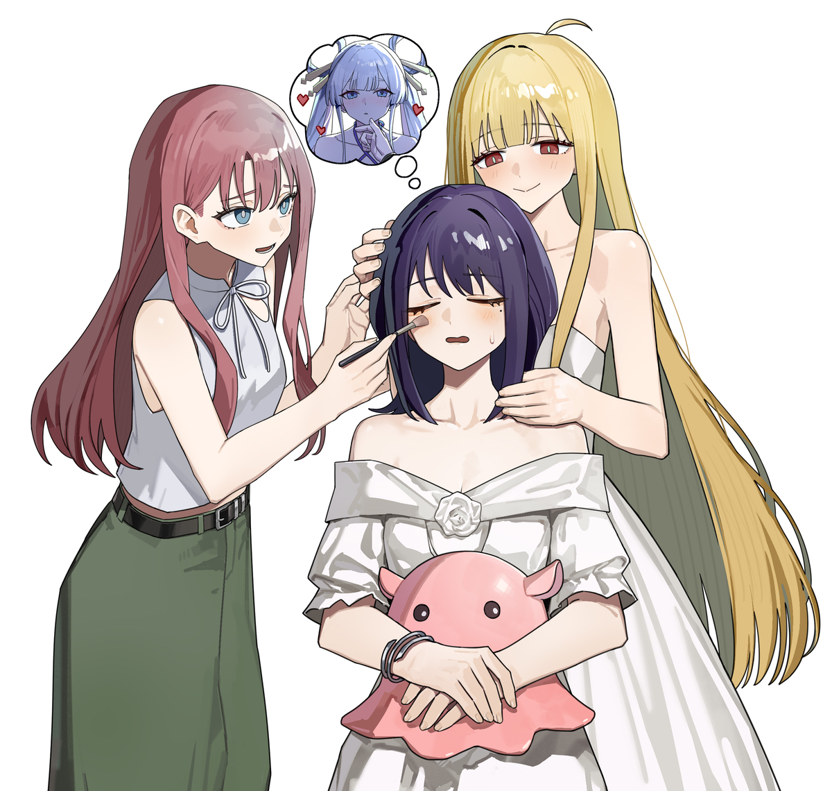 This is a pixiv picture whose title is 专业的芦花女士.