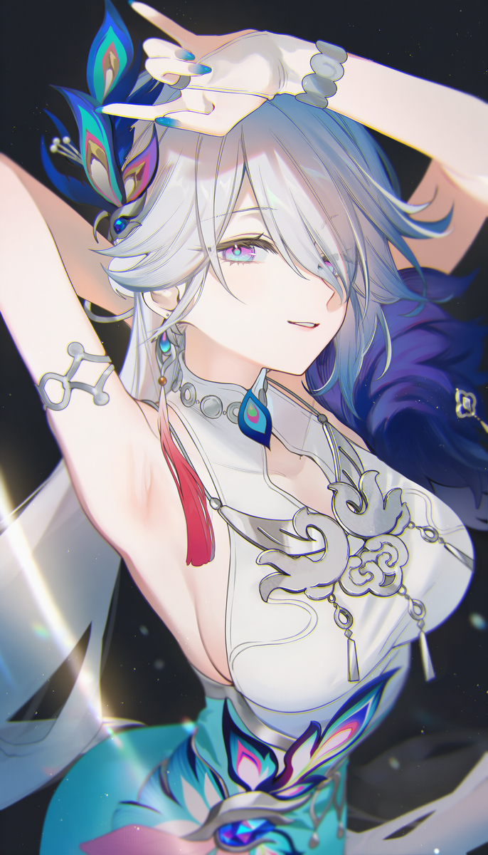 This is a pixiv picture whose title is 爻光.