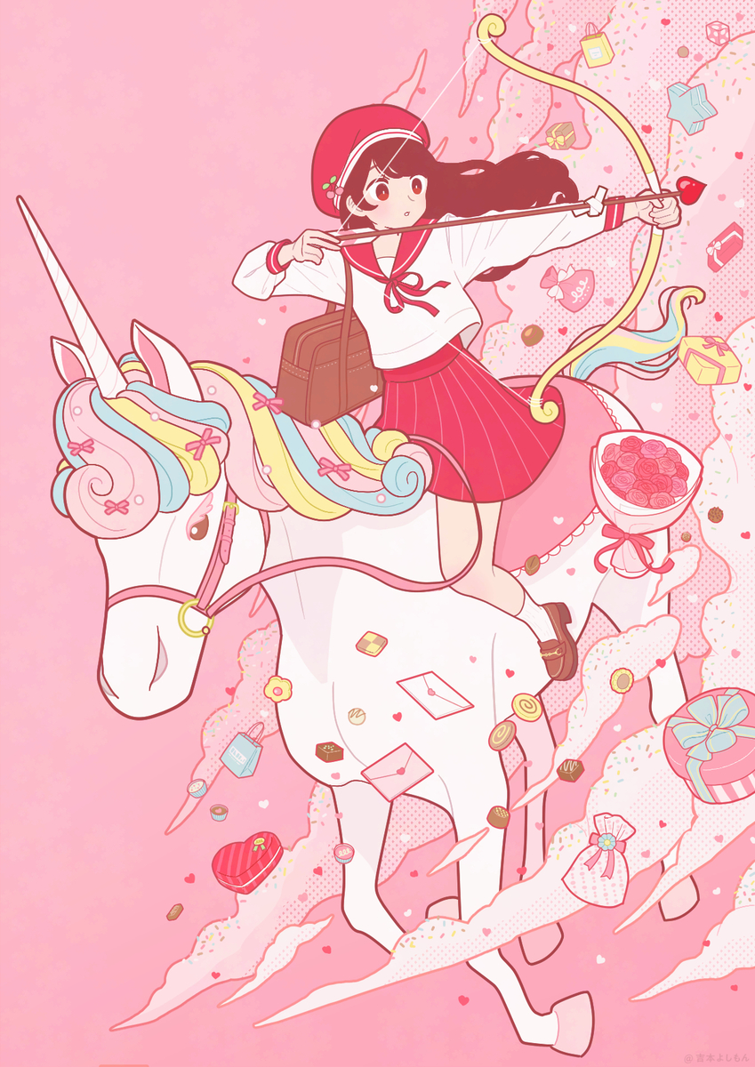 This is a pixiv picture whose title is 射貫く.