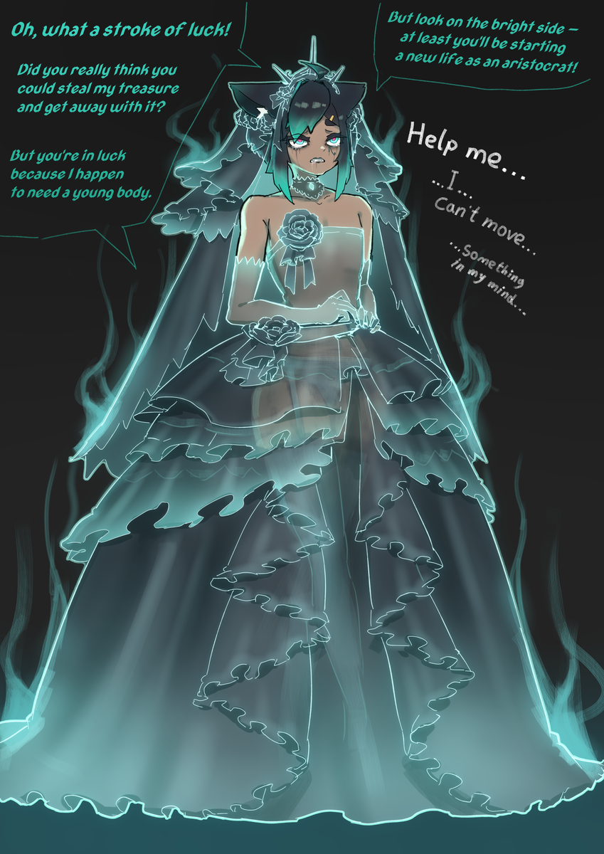 This is a pixiv picture whose title is [rkgk] Ghost bride possessed.