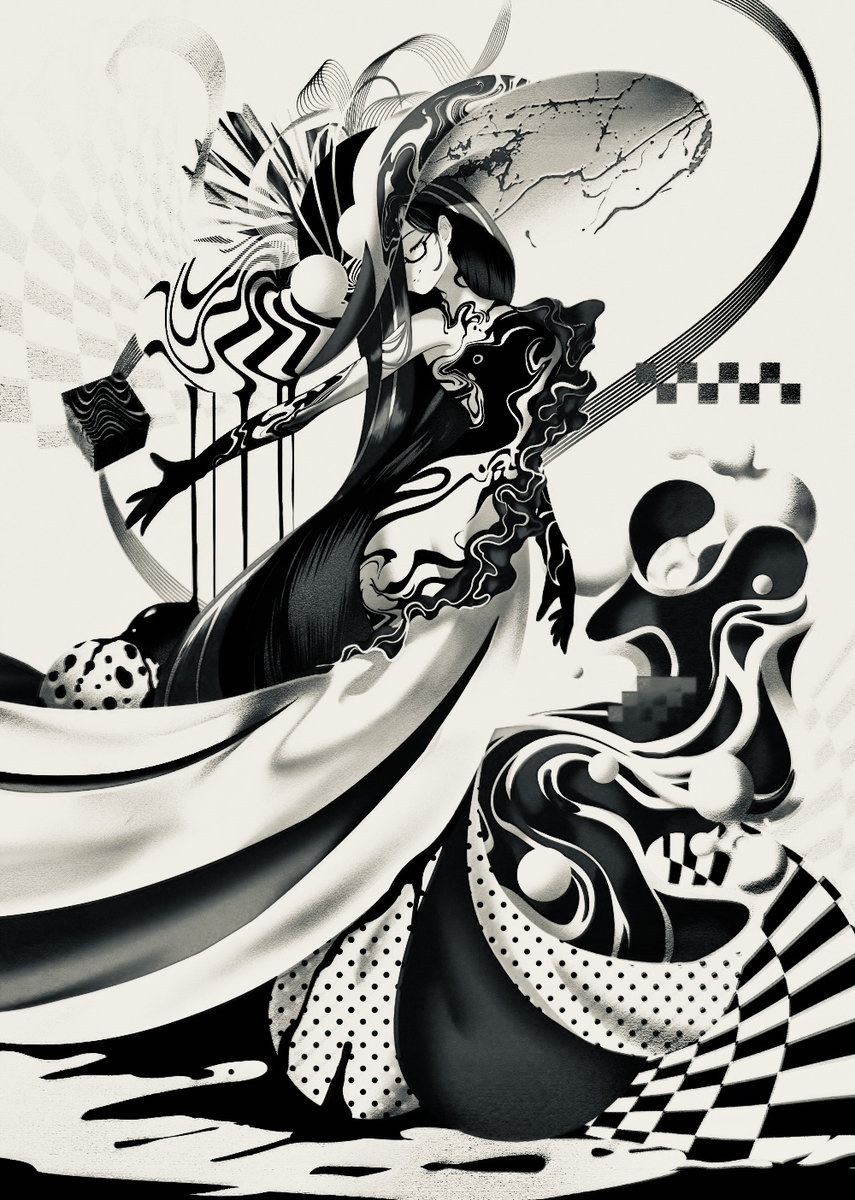 This is a pixiv picture whose title is 無題.