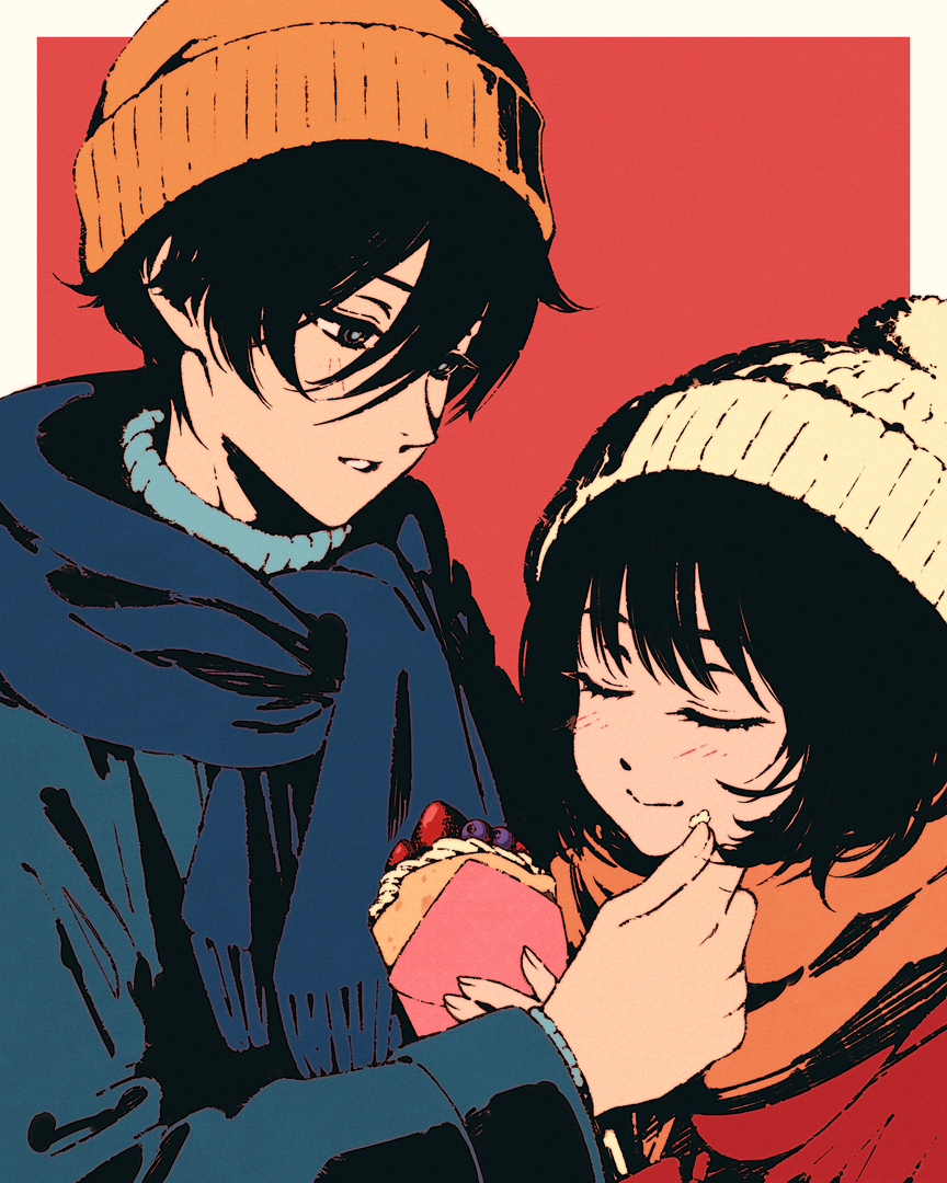 This is a pixiv picture whose title is Kobato and Osanai.