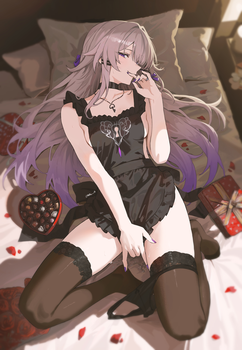 This is a pixiv picture whose title is Herta.