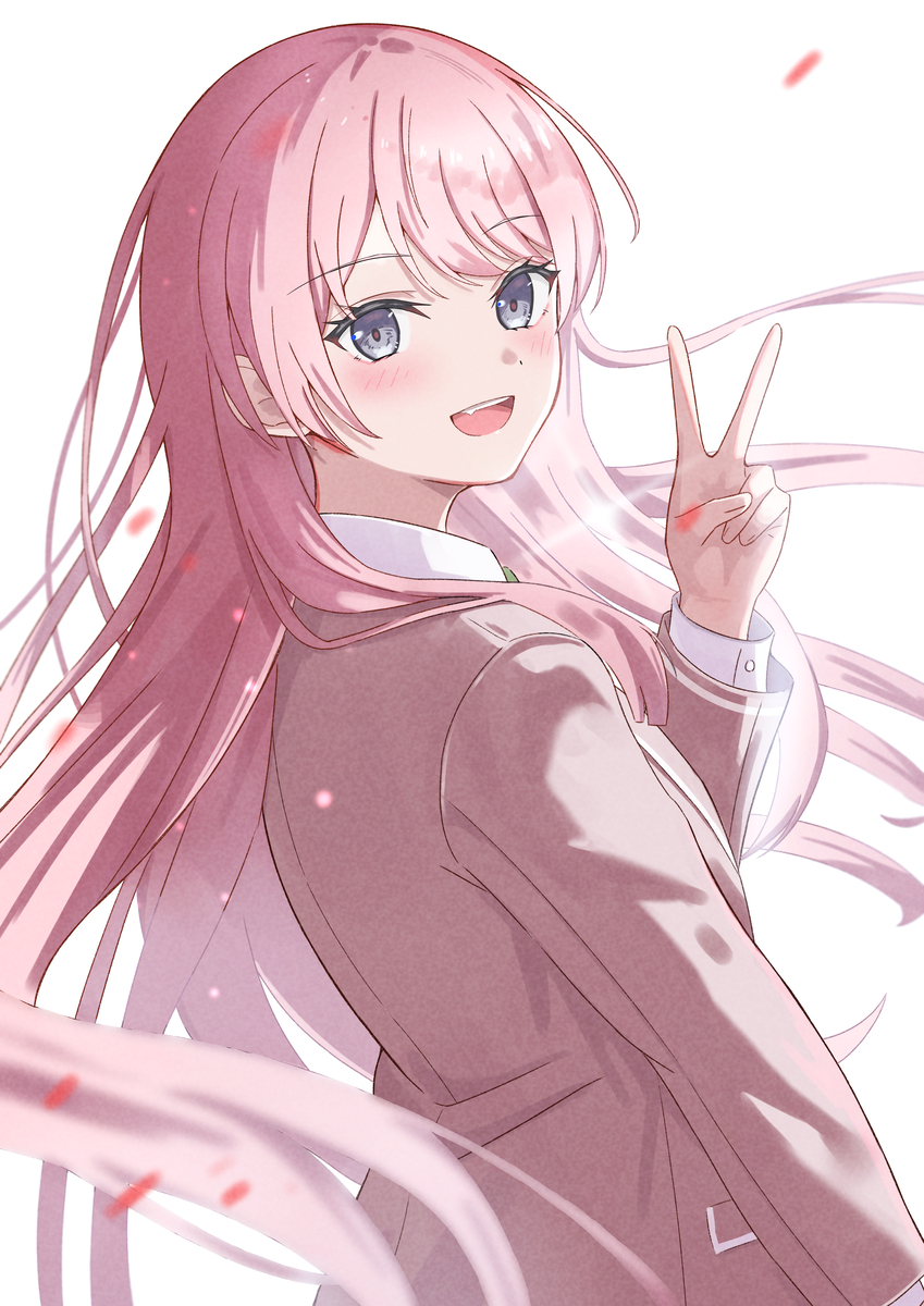 This is a pixiv picture whose title is 愛音ちゃん ✌.