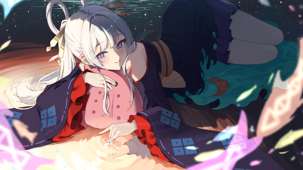 This is a pixiv picture whose title is 水.