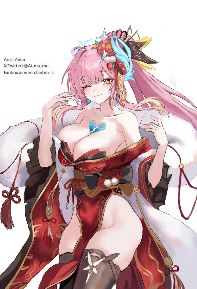This is a pixiv picture whose title is 新年快樂.