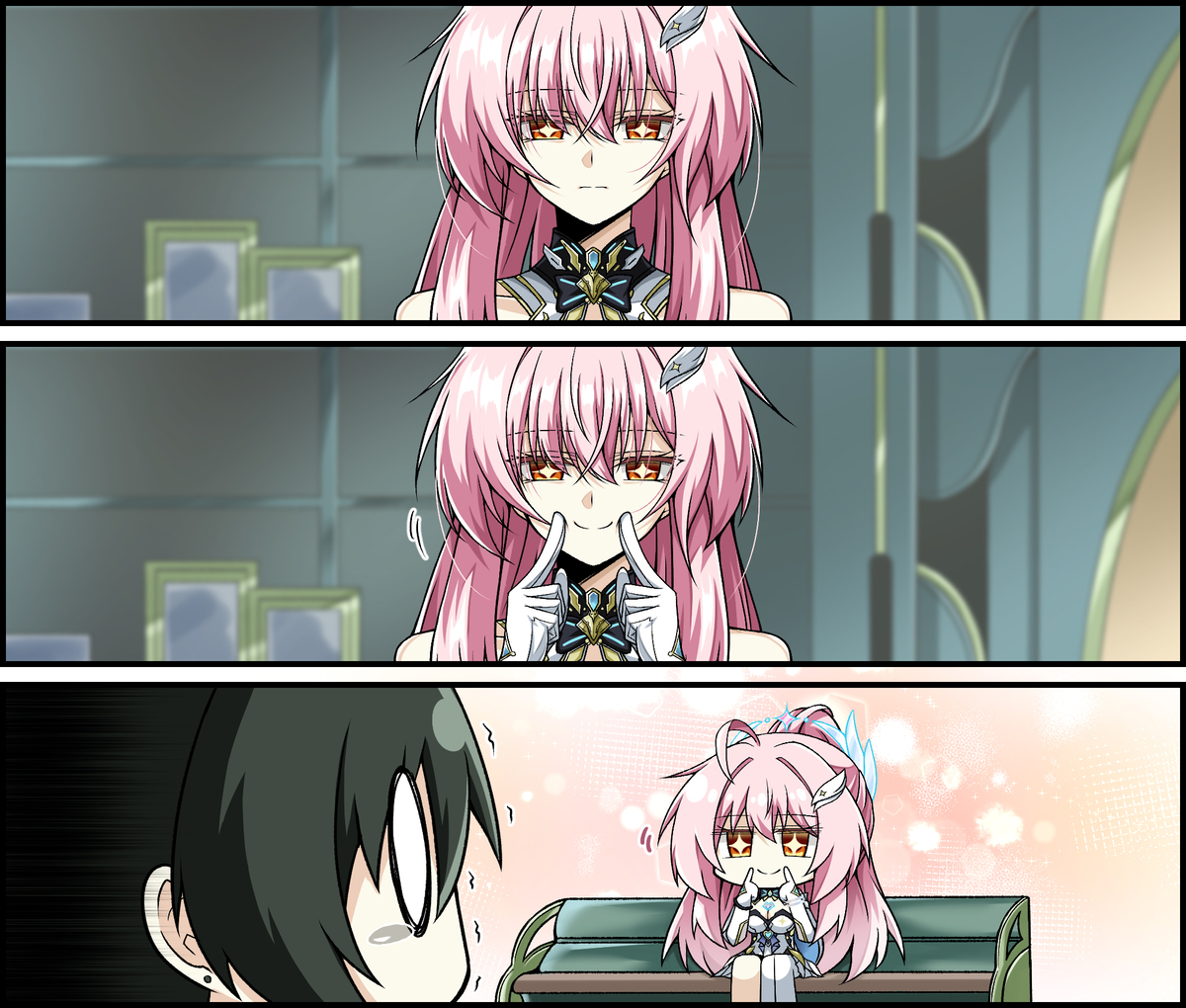 This is a pixiv picture whose title is ...슬퍼하지...마세요....