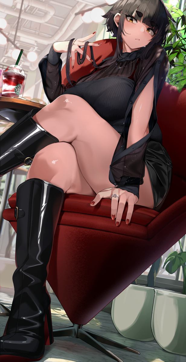 This is a pixiv picture whose title is ラブリーデートな、うちの子.