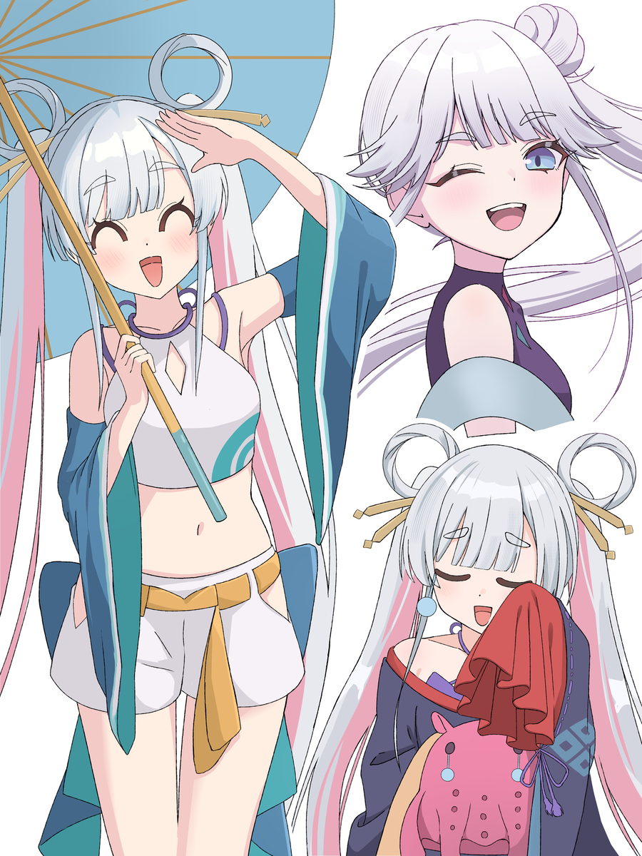 This is a pixiv picture whose title is 月見ヤチヨ.