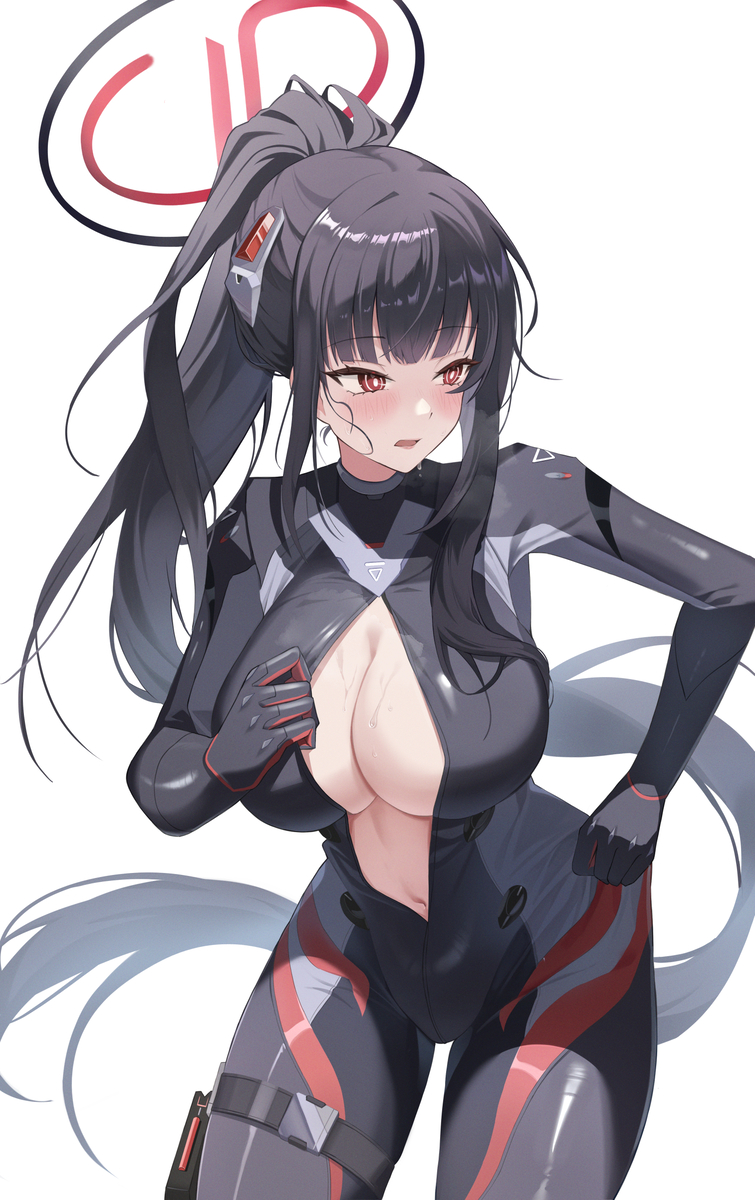 This is a pixiv picture whose title is あつい......🥵💦.