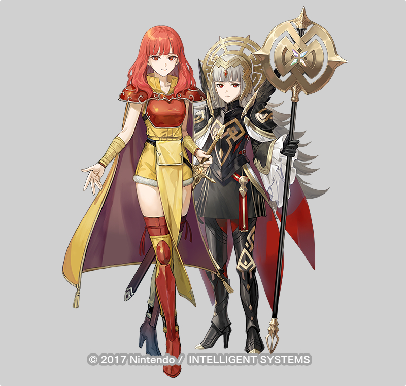 This is a pixiv picture whose title is 【仕事絵】FEH「気高き姫君たち セリカ」.