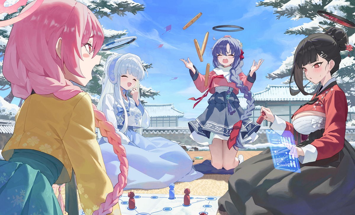 This is a pixiv picture whose title is Millennium New Year.