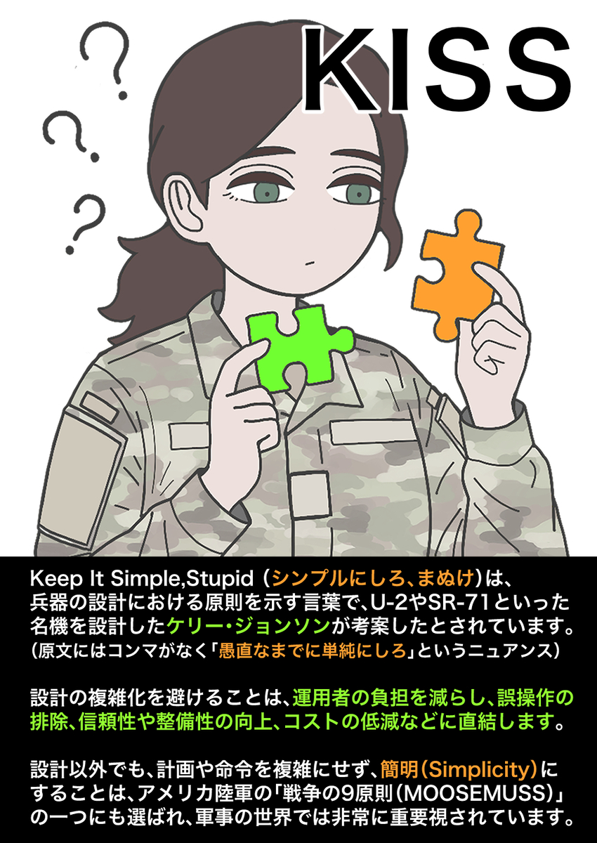 This is a pixiv picture whose title is KISSの原則.