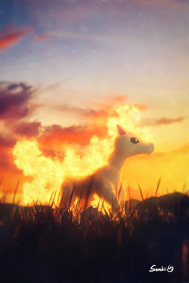 This is a pixiv picture whose title is ポニータ.